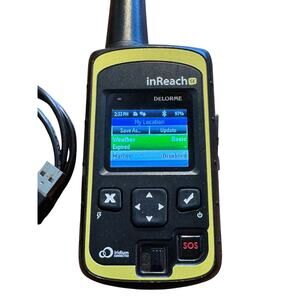 DeLorme inReach SE Satellite Communicator Model INRCH20 Handheld GPS Transmitter